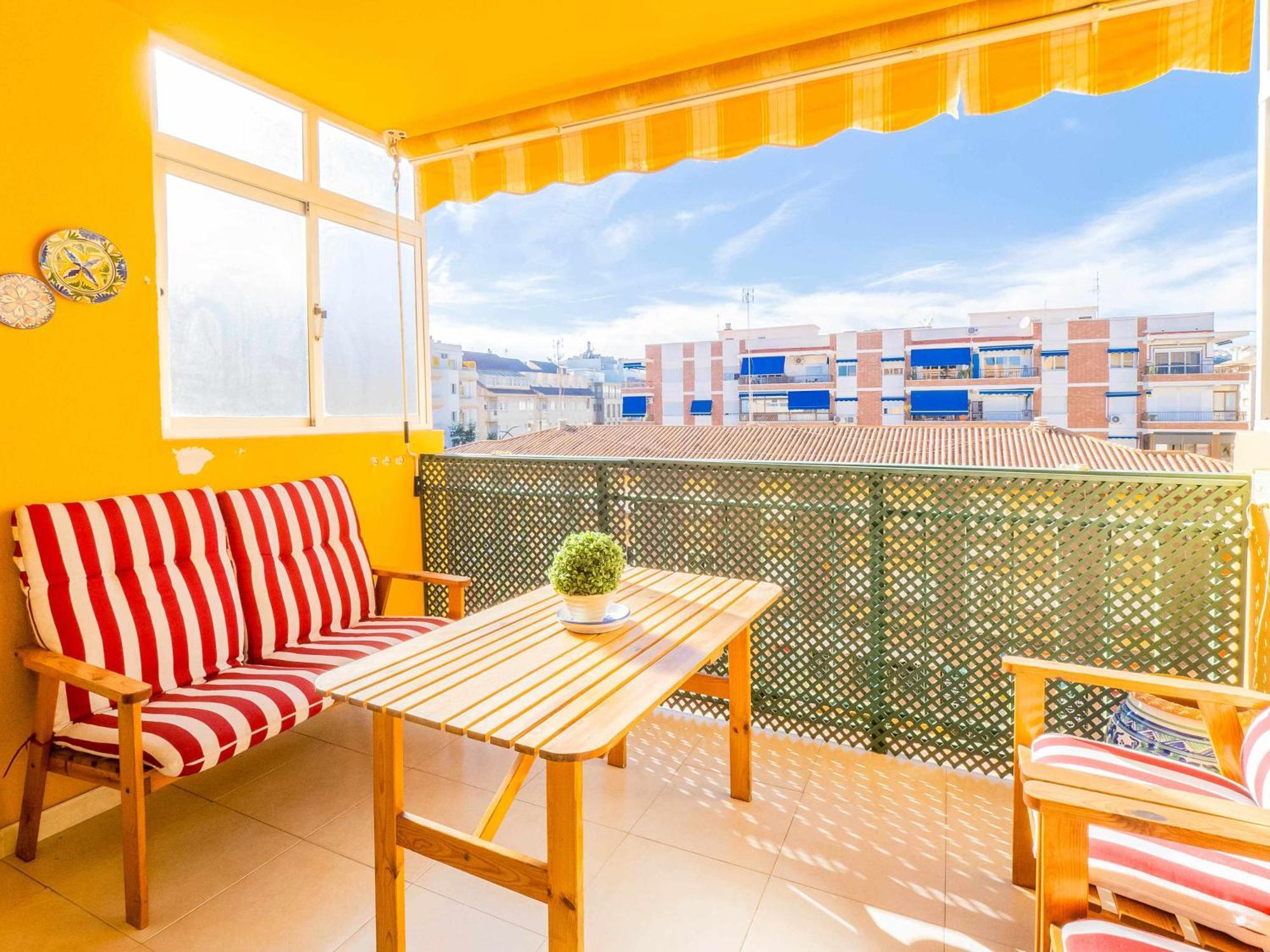 Centrico Apartamento Con Terraza En La Playa Ринкон-де-ла-Викториа Экстерьер фото